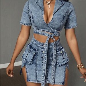 Denim Dress *Brand new*🤍